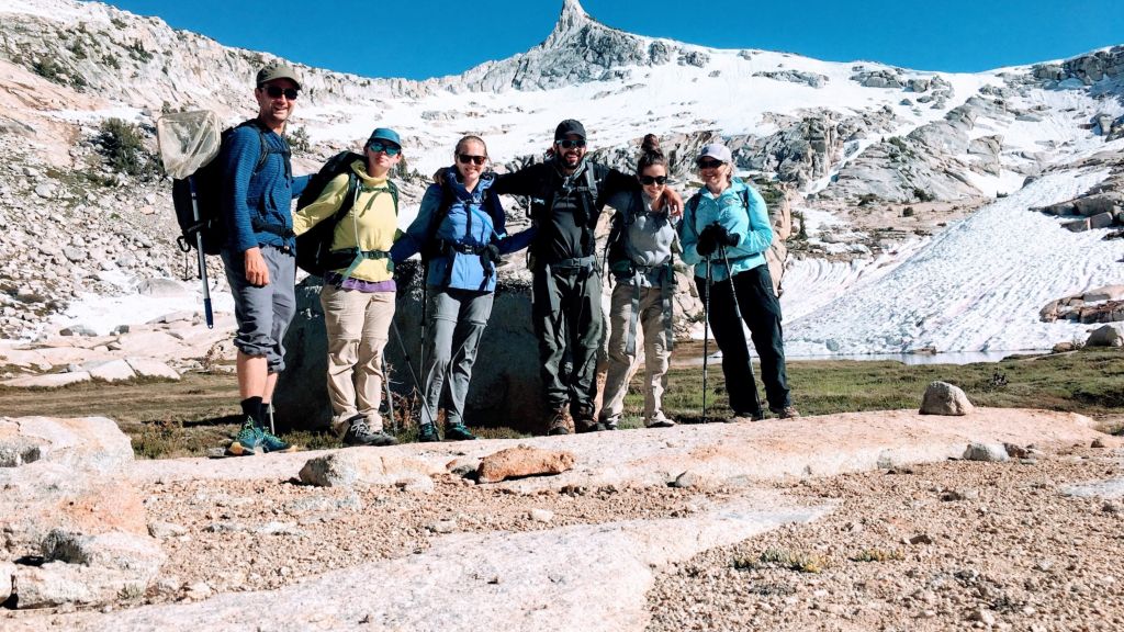 Field team in the Sierras